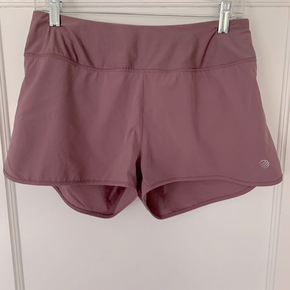 Mauve workout shorts